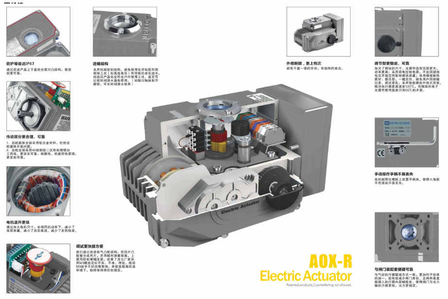 AOX-R電動執(zhí)行機(jī)構(gòu)結(jié)構(gòu)圖